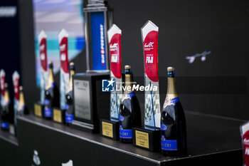 2024-09-15 - Trophies during the 2024 6 Hours of Fuji, 7th round of the 2024 FIA World Endurance Championship, from September 13 to 15, 2024 on the Fuji Speedway in Oyama, Shizuoka, Japan - FIA WEC - 6 HOURS OF FUJI 2024 - ENDURANCE - MOTORS