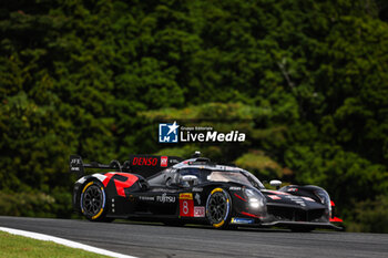 2024-09-15 - 08 BUEMI Sébastien (swi), HARTLEY Brendon (nzl), HIRAKAWA Ryo (jpn), Toyota Gazoo Racing, Toyota GR010 - Hybrid #08, Hypercar, action during the 2024 6 Hours of Fuji, 7th round of the 2024 FIA World Endurance Championship, from September 13 to 15, 2024 on the Fuji Speedway in Oyama, Shizuoka, Japan - FIA WEC - 6 HOURS OF FUJI 2024 - ENDURANCE - MOTORS