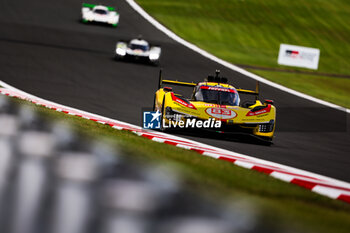 2024-09-15 - 83 KUBICA Robert (pol), SHWARTZMAN Robert (isr), YE Yifei (chn), AF Corse, Ferrari 499P #83, Hypercar, action during the 2024 6 Hours of Fuji, 7th round of the 2024 FIA World Endurance Championship, from September 13 to 15, 2024 on the Fuji Speedway in Oyama, Shizuoka, Japan - FIA WEC - 6 HOURS OF FUJI 2024 - ENDURANCE - MOTORS