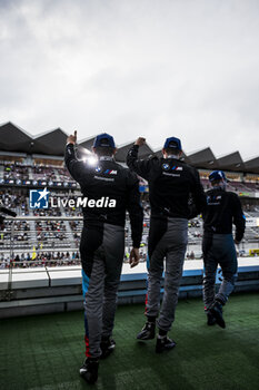 2024-09-15 - 15 VANTHOOR Dries (bel), MARCIELLO Raffaele (swi), WITTMANN Marco (ger), BMW M Team WRT, BMW Hybrid V8 #15, Hypercar, portrait during the 2024 6 Hours of Fuji, 7th round of the 2024 FIA World Endurance Championship, from September 13 to 15, 2024 on the Fuji Speedway in Oyama, Shizuoka, Japan - FIA WEC - 6 HOURS OF FUJI 2024 - ENDURANCE - MOTORS