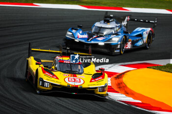 2024-09-15 - 83 KUBICA Robert (pol), SHWARTZMAN Robert (isr), YE Yifei (chn), AF Corse, Ferrari 499P #83, Hypercar, action during the 2024 6 Hours of Fuji, 7th round of the 2024 FIA World Endurance Championship, from September 13 to 15, 2024 on the Fuji Speedway in Oyama, Shizuoka, Japan - FIA WEC - 6 HOURS OF FUJI 2024 - ENDURANCE - MOTORS