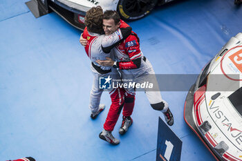 2024-09-15 - 54 FLOHR Thomas (swi), CASTELLACCI Francesco (ita), RIGON Davide (ita), Vista AF Corse, Ferrari 296 GT3 #54, LM GT3, portrait during the 2024 6 Hours of Fuji, 7th round of the 2024 FIA World Endurance Championship, from September 13 to 15, 2024 on the Fuji Speedway in Oyama, Shizuoka, Japan - FIA WEC - 6 HOURS OF FUJI 2024 - ENDURANCE - MOTORS