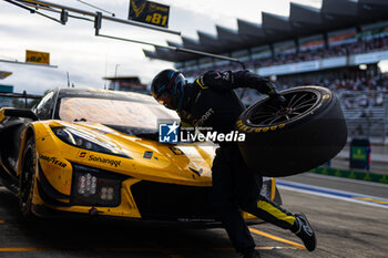 2024-09-15 - 81 EASTWOOD Charlie (irl), ANDRADE Rui (ang), VAN ROMPUY Tom (bel), TF Sport, Corvette Z06 GT3.R #81, LM GT3, action during the 2024 6 Hours of Fuji, 7th round of the 2024 FIA World Endurance Championship, from September 13 to 15, 2024 on the Fuji Speedway in Oyama, Shizuoka, Japan - FIA WEC - 6 HOURS OF FUJI 2024 - ENDURANCE - MOTORS