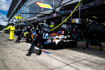 2024-09-15 - 36 VAXIVIERE Matthieu (fra), SCHUMACHER Mick (ger), LAPIERRE Nicolas (fra), Alpine Endurance Team, Alpine A424 #36, Hypercar, action pitstop, arrêt aux stands during the 2024 6 Hours of Fuji, 7th round of the 2024 FIA World Endurance Championship, from September 13 to 15, 2024 on the Fuji Speedway in Oyama, Shizuoka, Japan - FIA WEC - 6 HOURS OF FUJI 2024 - ENDURANCE - MOTORS