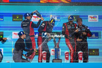 2024-09-15 - 06 ESTRE Kevin (fra), LOTTERER André (ger), VANTHOOR Laurens (bel), Porsche Penske Motorsport, Porsche 963 #06, Hypercar, action, podium, portrait during the 2024 6 Hours of Fuji, 7th round of the 2024 FIA World Endurance Championship, from September 13 to 15, 2024 on the Fuji Speedway in Oyama, Shizuoka, Japan - FIA WEC - 6 HOURS OF FUJI 2024 - ENDURANCE - MOTORS