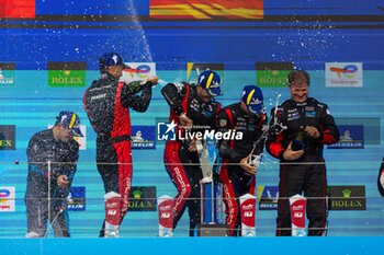 2024-09-15 - 06 ESTRE Kevin (fra), LOTTERER André (ger), VANTHOOR Laurens (bel), Porsche Penske Motorsport, Porsche 963 #06, Hypercar, action, podium, portrait during the 2024 6 Hours of Fuji, 7th round of the 2024 FIA World Endurance Championship, from September 13 to 15, 2024 on the Fuji Speedway in Oyama, Shizuoka, Japan - FIA WEC - 6 HOURS OF FUJI 2024 - ENDURANCE - MOTORS