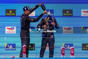 2024-09-15 - BUTTON Jenson (gbr), Hertz Team Jota, Porsche 963, portrait, podium during the 2024 6 Hours of Fuji, 7th round of the 2024 FIA World Endurance Championship, from September 13 to 15, 2024 on the Fuji Speedway in Oyama, Shizuoka, Japan - FIA WEC - 6 HOURS OF FUJI 2024 - ENDURANCE - MOTORS