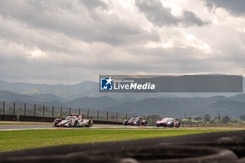 2024-09-27 - Ryan CULLEN (GBR),Stephane RICHELMI (MCO),Patrick PILET (FRA) of a team VECTOR SPORT on a Oreca 07 - Gibson in action during a free practice 1 of ELMS in Mugello - ELMS - 4 HOURS OF MUGELLO - ENDURANCE - MOTORS