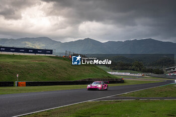 2024-09-27 - Sarah BOVY (BEL),Rahel FREY (CHE),Michelle GATTING (DNK) of a team IRON DAMES on a Porsche 911 GT3 R LMGT3 in action during a free practice 1 of ELMS in Mugello - ELMS - 4 HOURS OF MUGELLO - ENDURANCE - MOTORS