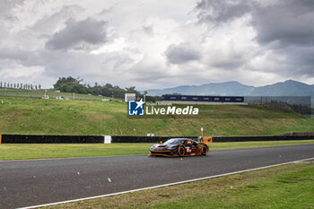 2024-09-27 - Michael WAINWRIGHT (FRA),Riccardo PERA (ITA),Davide RIGON (ITA) of a team GR RACING on a Ferrari 296 LMGT3 in action during a free practice 1 of ELMS in Mugello - ELMS - 4 HOURS OF MUGELLO - ENDURANCE - MOTORS