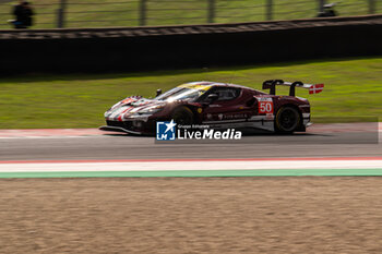 2024-09-27 - Johnny LAURSEN (DNK),Conrad LAURSEN (DNK),Nicklas NIELSEN (DNK) of a team FORMULA RACING on a Ferrari 296 LMGT3 in action during a free practice 1 of ELMS in Mugello - ELMS - 4 HOURS OF MUGELLO - ENDURANCE - MOTORS