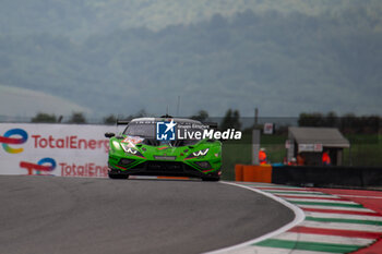 2024-09-27 - Hiroshi HAMAGUCHI (JPN),Axcil JEFFERIES (ZWE),Andrea CALDARELLI (MCO) of a team IRON LYNX on a Lamborghini Huracan LMGT3 Evo2 in action during a free practice 1 of ELMS in Mugello - ELMS - 4 HOURS OF MUGELLO - ENDURANCE - MOTORS