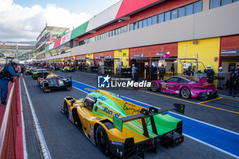 2024-09-28 - ELMS car in a pit lane before the FP2 during a ELMS of Mugello - ELMS - 4 HOURS OF MUGELLO - ENDURANCE - MOTORS