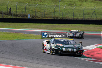 2024-09-28 - Duncan CAMERON (GBR),David PEREL (ZAF),Matthew GRIFFIN (IRL) of a team SPIRIT OF RACE on a Ferrari 296 LMGT3 during the qualyfing of ELMS in Mugello - ELMS - 4 HOURS OF MUGELLO - ENDURANCE - MOTORS