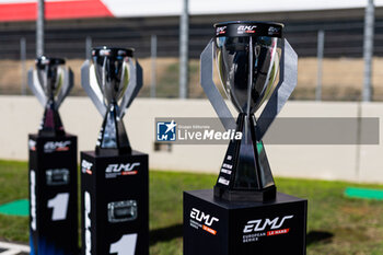 2024-09-29 - Trophies illustration during the 4 Hours of Mugello 2024, 5th round of the 2024 European Le Mans Series on the Mugello Circuit from September 26 to 29, 2024 in Scarperia e San Piero, Italy - AUTO - ELMS - 4 HOURS OF MUGELLO 2024 - ENDURANCE - MOTORS