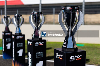 2024-09-29 - Trophies illustration during the 4 Hours of Mugello 2024, 5th round of the 2024 European Le Mans Series on the Mugello Circuit from September 26 to 29, 2024 in Scarperia e San Piero, Italy - AUTO - ELMS - 4 HOURS OF MUGELLO 2024 - ENDURANCE - MOTORS