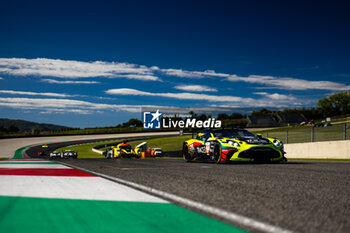 2024-09-29 - 59 DEBOER Derek (usa), STEVENSON Casper (gbr), HASSE-CLOT Valentin, Racing Spirit of Leman, Aston Martin Vantage AMR LMGT3, action during the 4 Hours of Mugello 2024, 5th round of the 2024 European Le Mans Series on the Mugello Circuit from September 26 to 29, 2024 in Scarperia e San Piero, Italy - AUTO - ELMS - 4 HOURS OF MUGELLO 2024 - ENDURANCE - MOTORS