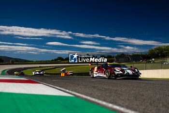 2024-09-29 - 50 LAURSEN Johnny (dnk), LAURSEN Conrad (dnk), NIELSEN Nicklas (dnk), Formula Racing, Ferrari 296 LMGT3, action during the 4 Hours of Mugello 2024, 5th round of the 2024 European Le Mans Series on the Mugello Circuit from September 26 to 29, 2024 in Scarperia e San Piero, Italy - AUTO - ELMS - 4 HOURS OF MUGELLO 2024 - ENDURANCE - MOTORS