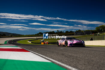 2024-09-29 - 97 BERRY Martin (sgp), HANAFIN Lorcan (gbr), ADAM Jonathan (gbr), Grid Motorsport by TF, Aston Martin Vantage AMR LMGT3, action during the 4 Hours of Mugello 2024, 5th round of the 2024 European Le Mans Series on the Mugello Circuit from September 26 to 29, 2024 in Scarperia e San Piero, Italy - AUTO - ELMS - 4 HOURS OF MUGELLO 2024 - ENDURANCE - MOTORS