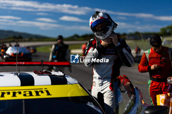 2024-09-29 - SAMANI Charles-Henri (fra), AF Corse, Ferrari 296 LMGT3, portrait during the 4 Hours of Mugello 2024, 5th round of the 2024 European Le Mans Series on the Mugello Circuit from September 26 to 29, 2024 in Scarperia e San Piero, Italy - AUTO - ELMS - 4 HOURS OF MUGELLO 2024 - ENDURANCE - MOTORS