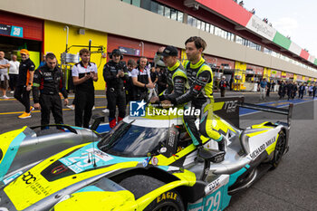 2024-09-29 - 29 SALES Rodrigo (usa), BECHE Mathias (fra), SAUCY Grégoire (swi), Richard Mille by TDS, Oreca 07 - Gibson, celebration portrait during the 4 Hours of Mugello 2024, 5th round of the 2024 European Le Mans Series on the Mugello Circuit from September 26 to 29, 2024 in Scarperia e San Piero, Italy - AUTO - ELMS - 4 HOURS OF MUGELLO 2024 - ENDURANCE - MOTORS