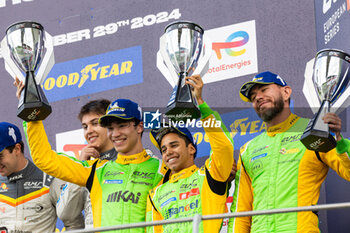 2024-09-29 - 88 BUKHANTSOV Alexander (are), ASKEY Kai (gbr), PERINO Pedro (prt), Inter Europol Competition, Ligier JS P320 - Nissan, podium portrait during the 4 Hours of Mugello 2024, 5th round of the 2024 European Le Mans Series on the Mugello Circuit from September 26 to 29, 2024 in Scarperia e San Piero, Italy - AUTO - ELMS - 4 HOURS OF MUGELLO 2024 - ENDURANCE - MOTORS