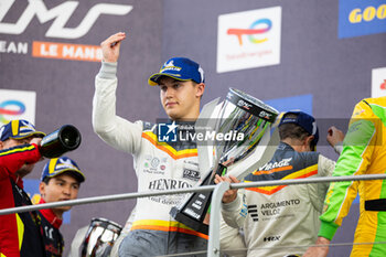 2024-09-29 - HENRION Gillian (fra), Team Virage, Ligier JS P320 - Nissan, portrait podium during the 4 Hours of Mugello 2024, 5th round of the 2024 European Le Mans Series on the Mugello Circuit from September 26 to 29, 2024 in Scarperia e San Piero, Italy - AUTO - ELMS - 4 HOURS OF MUGELLO 2024 - ENDURANCE - MOTORS