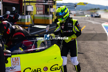 2024-09-29 - MASSON Esteban (fra), Kessel Racing, Ferrari 296 LMGT3, portrait during the 4 Hours of Mugello 2024, 5th round of the 2024 European Le Mans Series on the Mugello Circuit from September 26 to 29, 2024 in Scarperia e San Piero, Italy - AUTO - ELMS - 4 HOURS OF MUGELLO 2024 - ENDURANCE - MOTORS