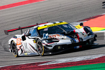 2024-10-17 - 51 SAMANI Charles-Henri (fra), COLLARD Emmanuel (fra), VARRONE Nicolas (arg), AF Corse, Ferrari 296 LMGT3, action during the 4 Hours of Portimao 2024, 6th round of the 2024 European Le Mans Series on the Algarve International Circuit from October 16 to 19, 2024 in Portimao, Portugal - AUTO - ELMS - 4 HOURS OF PORTIMAO 2024 - ENDURANCE - MOTORS