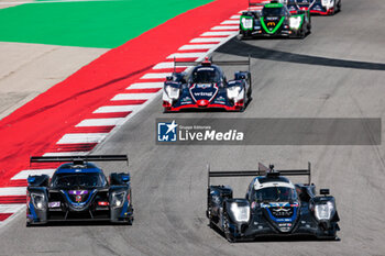 2024-10-17 - 17 CRISTOVAO Miguel (prt), ESPIRITO SANTO Manuel (prt), Cool Racing, Ligier JS P320 - Nissan, action 37 FLUXA Lorenzo (spa), JAKOBSEN Malthe (dnk), MIYATA Ritomo (jpn), Cool Racing, Oreca 07 - Gibson, action 23 GARG Bijou (usa), SCHERER Fabio (swi), DI RESTA Paul (gbr), United Autosports, Oreca 07 - Gibson, action during the 4 Hours of Portimao 2024, 6th round of the 2024 European Le Mans Series on the Algarve International Circuit from October 16 to 19, 2024 in Portimao, Portugal - AUTO - ELMS - 4 HOURS OF PORTIMAO 2024 - ENDURANCE - MOTORS