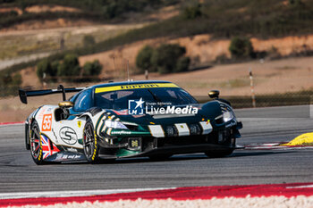 2024-10-18 - 55 CAMERON Duncan (gbr), PEREL David (zaf), GRIFFIN Matthew (irl), Spirit of Race, Ferrari 296 LMGT3, action during the 4 Hours of Portimao 2024, 6th round of the 2024 European Le Mans Series on the Algarve International Circuit from October 16 to 19, 2024 in Portimao, Portugal - AUTO - ELMS - 4 HOURS OF PORTIMAO 2024 - ENDURANCE - MOTORS