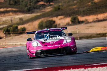 2024-10-18 - 85 BOVY Sarah (bel), FREY Rahel (swi), GATTING Michelle (dnk), Iron Dames, Lamborghini Huracan LMGT3 Evo2, action during the 4 Hours of Portimao 2024, 6th round of the 2024 European Le Mans Series on the Algarve International Circuit from October 16 to 19, 2024 in Portimao, Portugal - AUTO - ELMS - 4 HOURS OF PORTIMAO 2024 - ENDURANCE - MOTORS