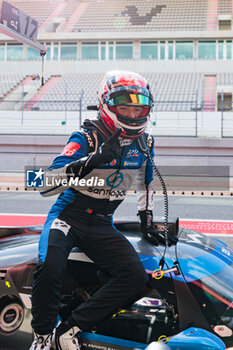 2024-10-18 - Pole position of ESPIRITO SANTO Manuel (prt), Cool Racing, Ligier JS P320 - Nissan, portrait during the 4 Hours of Portimao 2024, 6th round of the 2024 European Le Mans Series on the Algarve International Circuit from October 16 to 19, 2024 in Portimao, Portugal - AUTO - ELMS - 4 HOURS OF PORTIMAO 2024 - ENDURANCE - MOTORS