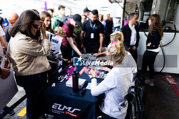 2024-10-19 - Autograph session during the 4 Hours of Portimao 2024, 6th round of the 2024 European Le Mans Series on the Algarve International Circuit from October 16 to 19, 2024 in Portimao, Portugal - AUTO - ELMS - 4 HOURS OF PORTIMAO 2024 - ENDURANCE - MOTORS