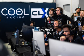 2024-10-19 - 37 FLUXA Lorenzo (spa), JAKOBSEN Malthe (dnk), MIYATA Ritomo (jpn), Cool Racing, Oreca 07 - Gibson, celebration during the 4 Hours of Portimao 2024, 6th round of the 2024 European Le Mans Series on the Algarve International Circuit from October 16 to 19, 2024 in Portimao, Portugal - AUTO - ELMS - 4 HOURS OF PORTIMAO 2024 - ENDURANCE - MOTORS