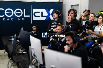 2024-10-19 - 37 FLUXA Lorenzo (spa), JAKOBSEN Malthe (dnk), MIYATA Ritomo (jpn), Cool Racing, Oreca 07 - Gibson, celebration during the 4 Hours of Portimao 2024, 6th round of the 2024 European Le Mans Series on the Algarve International Circuit from October 16 to 19, 2024 in Portimao, Portugal - AUTO - ELMS - 4 HOURS OF PORTIMAO 2024 - ENDURANCE - MOTORS