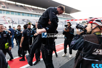 2024-10-19 - LAPIERRE Nicolas, portrait celebration during the 4 Hours of Portimao 2024, 6th round of the 2024 European Le Mans Series on the Algarve International Circuit from October 16 to 19, 2024 in Portimao, Portugal - AUTO - ELMS - 4 HOURS OF PORTIMAO 2024 - ENDURANCE - MOTORS