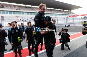 2024-10-19 - LAPIERRE Nicolas, portrait celebration during the 4 Hours of Portimao 2024, 6th round of the 2024 European Le Mans Series on the Algarve International Circuit from October 16 to 19, 2024 in Portimao, Portugal - AUTO - ELMS - 4 HOURS OF PORTIMAO 2024 - ENDURANCE - MOTORS