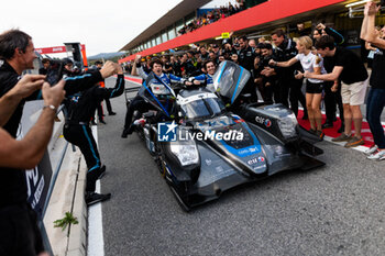 2024-10-19 - 37 FLUXA Lorenzo (spa), JAKOBSEN Malthe (dnk), MIYATA Ritomo (jpn), Cool Racing, Oreca 07 - Gibson, celebration during the 4 Hours of Portimao 2024, 6th round of the 2024 European Le Mans Series on the Algarve International Circuit from October 16 to 19, 2024 in Portimao, Portugal - AUTO - ELMS - 4 HOURS OF PORTIMAO 2024 - ENDURANCE - MOTORS