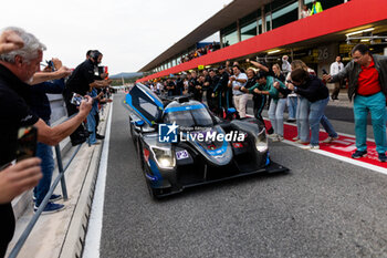 2024-10-19 - 17 CRISTOVAO Miguel (prt), OLTRAMARE Cédric (swi), ESPIRITO SANTO Manuel (prt), Cool Racing, Ligier JS P320 - Nissan, celebration during the 4 Hours of Portimao 2024, 6th round of the 2024 European Le Mans Series on the Algarve International Circuit from October 16 to 19, 2024 in Portimao, Portugal - AUTO - ELMS - 4 HOURS OF PORTIMAO 2024 - ENDURANCE - MOTORS