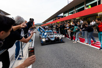 2024-10-19 - 17 CRISTOVAO Miguel (prt), OLTRAMARE Cédric (swi), ESPIRITO SANTO Manuel (prt), Cool Racing, Ligier JS P320 - Nissan, celebration during the 4 Hours of Portimao 2024, 6th round of the 2024 European Le Mans Series on the Algarve International Circuit from October 16 to 19, 2024 in Portimao, Portugal - AUTO - ELMS - 4 HOURS OF PORTIMAO 2024 - ENDURANCE - MOTORS