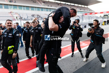 2024-10-19 - LAPIERRE Nicolas, portrait celebration during the 4 Hours of Portimao 2024, 6th round of the 2024 European Le Mans Series on the Algarve International Circuit from October 16 to 19, 2024 in Portimao, Portugal - AUTO - ELMS - 4 HOURS OF PORTIMAO 2024 - ENDURANCE - MOTORS