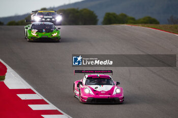 2024-10-19 - 85 BOVY Sarah (bel), FREY Rahel (swi), GATTING Michelle (dnk), Iron Dames, Lamborghini Huracan LMGT3 Evo2, action during the 4 Hours of Portimao 2024, 6th round of the 2024 European Le Mans Series on the Algarve International Circuit from October 16 to 19, 2024 in Portimao, Portugal - AUTO - ELMS - 4 HOURS OF PORTIMAO 2024 - ENDURANCE - MOTORS