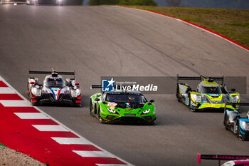 2024-10-19 - 63 HAMAGUCHI Hiroshi (jpn), JEFFERIES Axcil (zwe), CALDARELLI Andrea (mco), Iron Lynx, Lamborghini Huracan LMGT3 Evo2, action 25 KAISER Matthias (swi), CALDWELL Olli (gbr), LYNN Alexander (gbr), Algarve Pro Racing, Oreca 07 - Gibson, action 83 PERRODO François (fra), VAXIVIERE Matthieu (fra), ROVERA Alessio (ita), Oreca 07 - Gibson, action during the 4 Hours of Portimao 2024, 6th round of the 2024 European Le Mans Series on the Algarve International Circuit from October 16 to 19, 2024 in Portimao, Portugal - AUTO - ELMS - 4 HOURS OF PORTIMAO 2024 - ENDURANCE - MOTORS