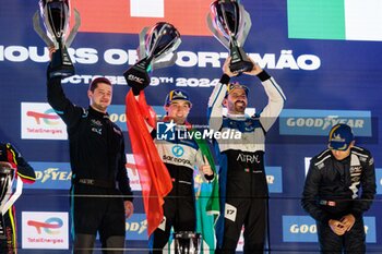 2024-10-19 - 17 CRISTOVAO Miguel (prt), ESPIRITO SANTO Manuel (prt), Cool Racing, Ligier JS P320 - Nissan, action at the podium, portrait during the 4 Hours of Portimao 2024, 6th round of the 2024 European Le Mans Series on the Algarve International Circuit from October 16 to 19, 2024 in Portimao, Portugal - AUTO - ELMS - 4 HOURS OF PORTIMAO 2024 - ENDURANCE - MOTORS