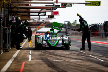 2024-10-19 - 30 KOOLEN Niels (nld), SIMMENAUER Jean-Baptiste (fra), ALLEN James (aus), Duqueine Team, Oreca 07 - Gibson, pitlane, during the 4 Hours of Portimao 2024, 6th round of the 2024 European Le Mans Series on the Algarve International Circuit from October 16 to 19, 2024 in Portimao, Portugal - AUTO - ELMS - 4 HOURS OF PORTIMAO 2024 - ENDURANCE - MOTORS