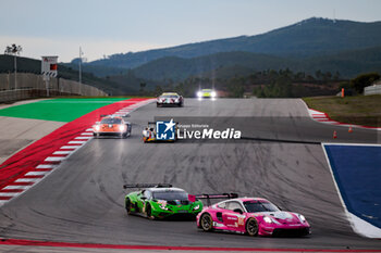 2024-10-19 - 85 BOVY Sarah (bel), FREY Rahel (swi), GATTING Michelle (dnk), Iron Dames, Lamborghini Huracan LMGT3 Evo2, action 63 HAMAGUCHI Hiroshi (jpn), JEFFERIES Axcil (zwe), CALDARELLI Andrea (mco), Iron Lynx, Lamborghini Huracan LMGT3 Evo2, action during the 4 Hours of Portimao 2024, 6th round of the 2024 European Le Mans Series on the Algarve International Circuit from October 16 to 19, 2024 in Portimao, Portugal - AUTO - ELMS - 4 HOURS OF PORTIMAO 2024 - ENDURANCE - MOTORS