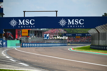 2024-05-19 - Detail of the Autodromo Internazionale Enzo e Dino Ferrari MSC banner - FORMULA 1 MSC CRUISES GRAN PREMIO DELL'EMILIA-ROMAGNA 2024 - RACE - FORMULA 1 - MOTORS