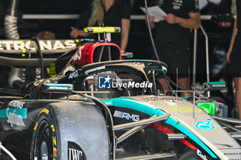 2024-05-19 - Detail of Lewis Hamilton Mercedes Grand Prix Ltd Mercedes-AMG PETRONAS Formula One Team car - FORMULA 1 MSC CRUISES GRAN PREMIO DELL'EMILIA-ROMAGNA 2024 - RACE - FORMULA 1 - MOTORS