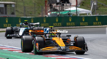 2024-06-23 - N°4 Lando Norris GBR McLaren Formula 1 Team - FORMULA 1 ARAMCO GRAN PREMIO DE ESPANA 2024 - RACE - FORMULA 1 - MOTORS